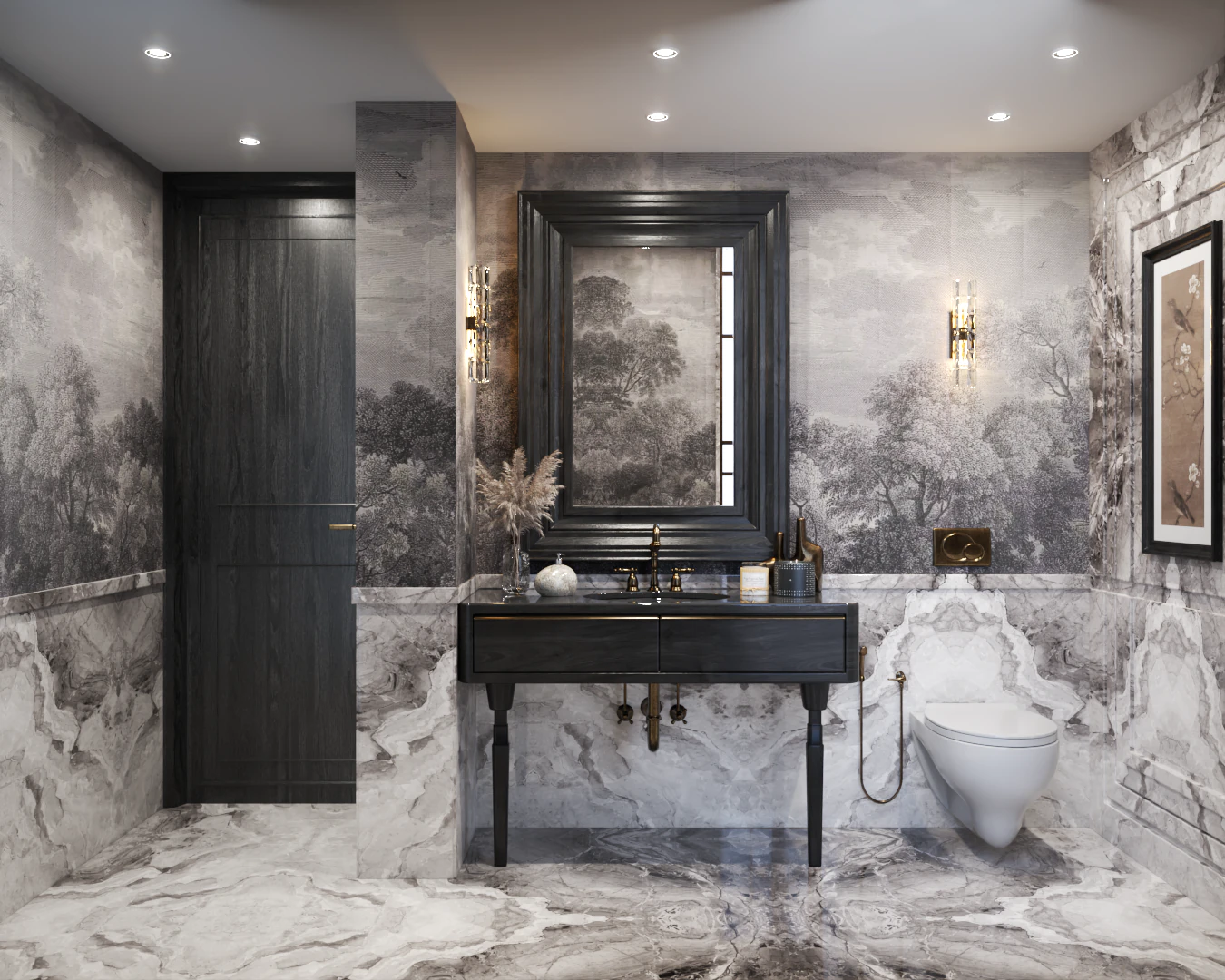 Using Symmetry Without Making an Interior Feel Rigid