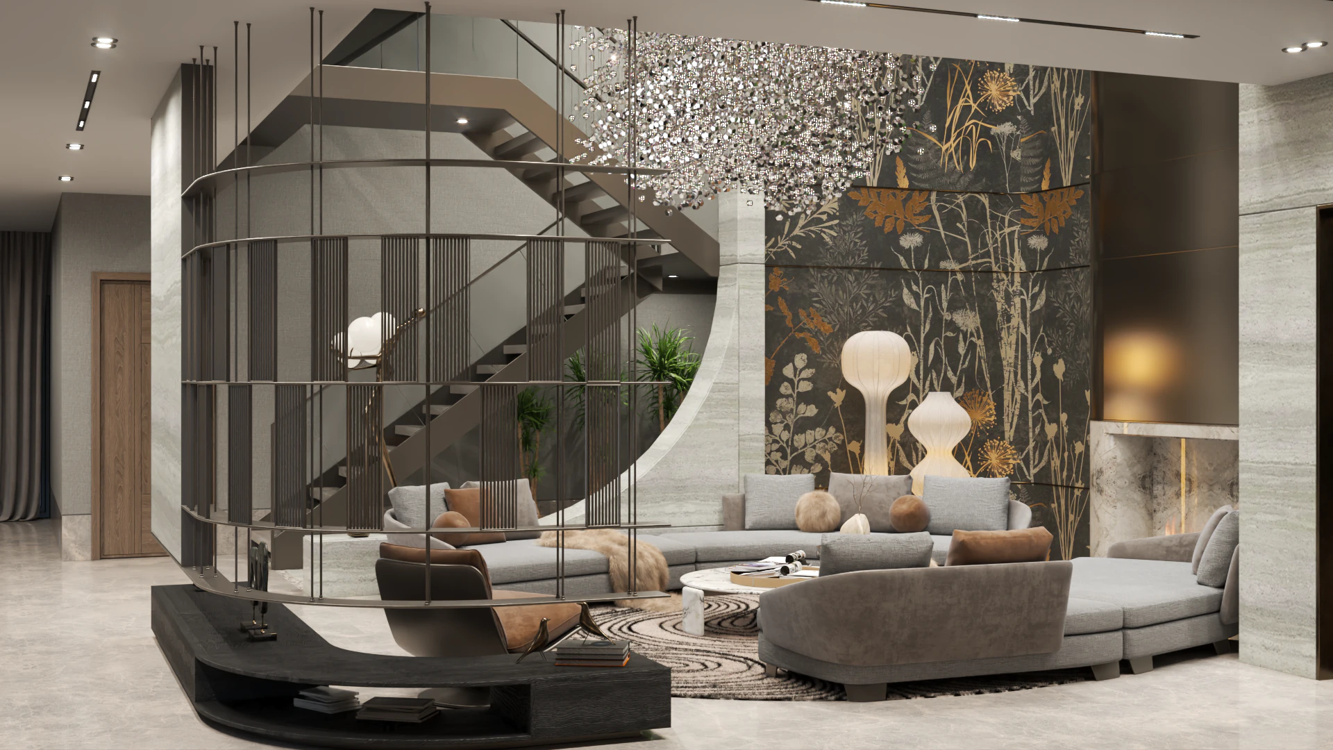 How to Make a Double-Height Living Room Feel Human