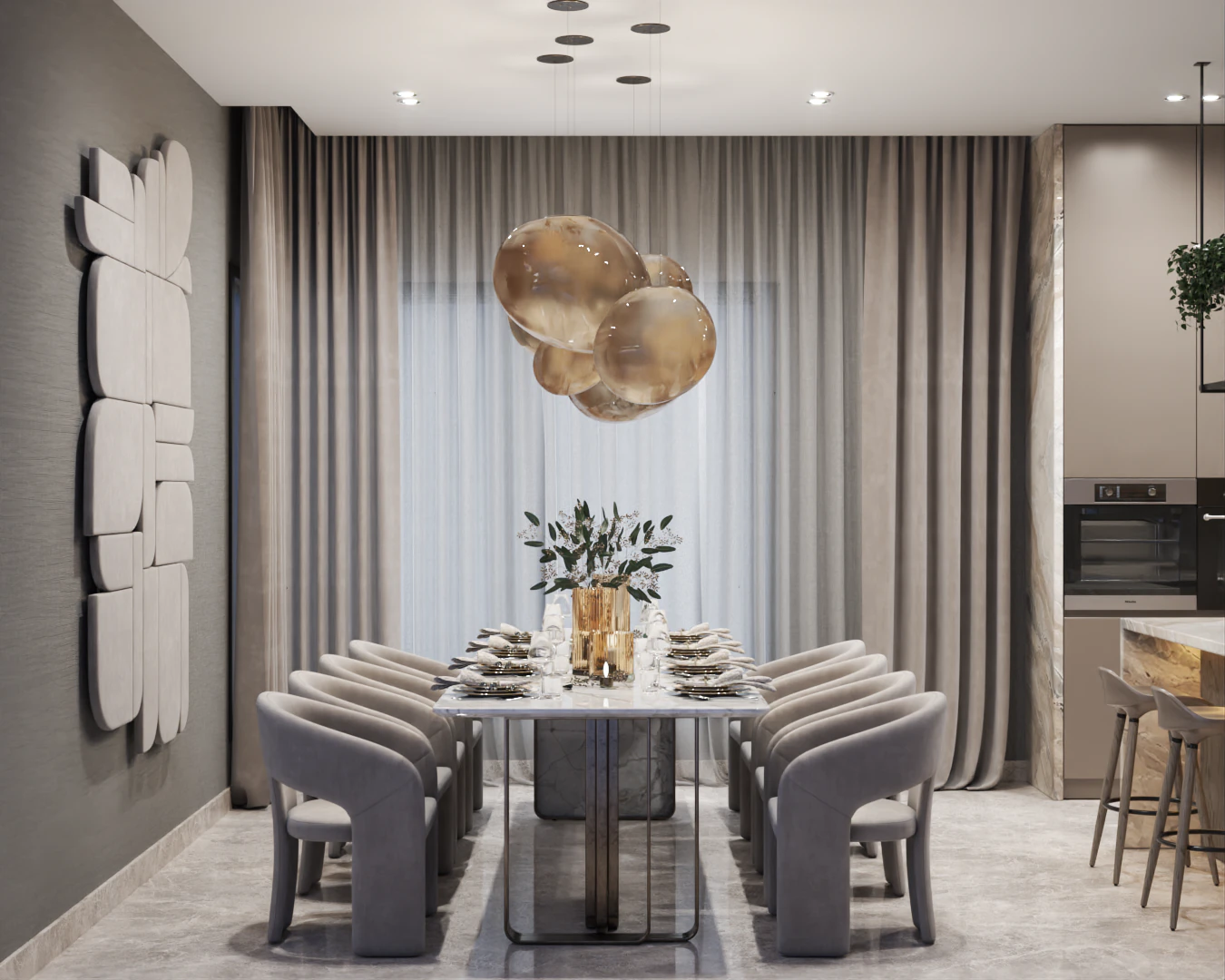 Using Natural Materials to Warm a Modern Residence