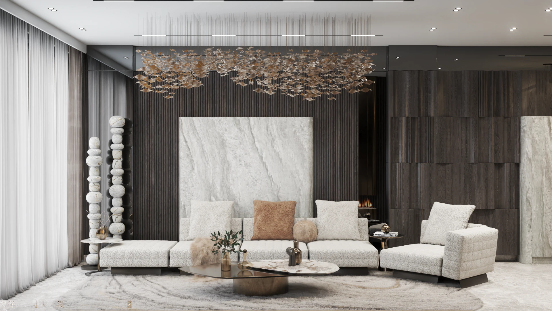 Creating a Warm Neutral Family Apartment