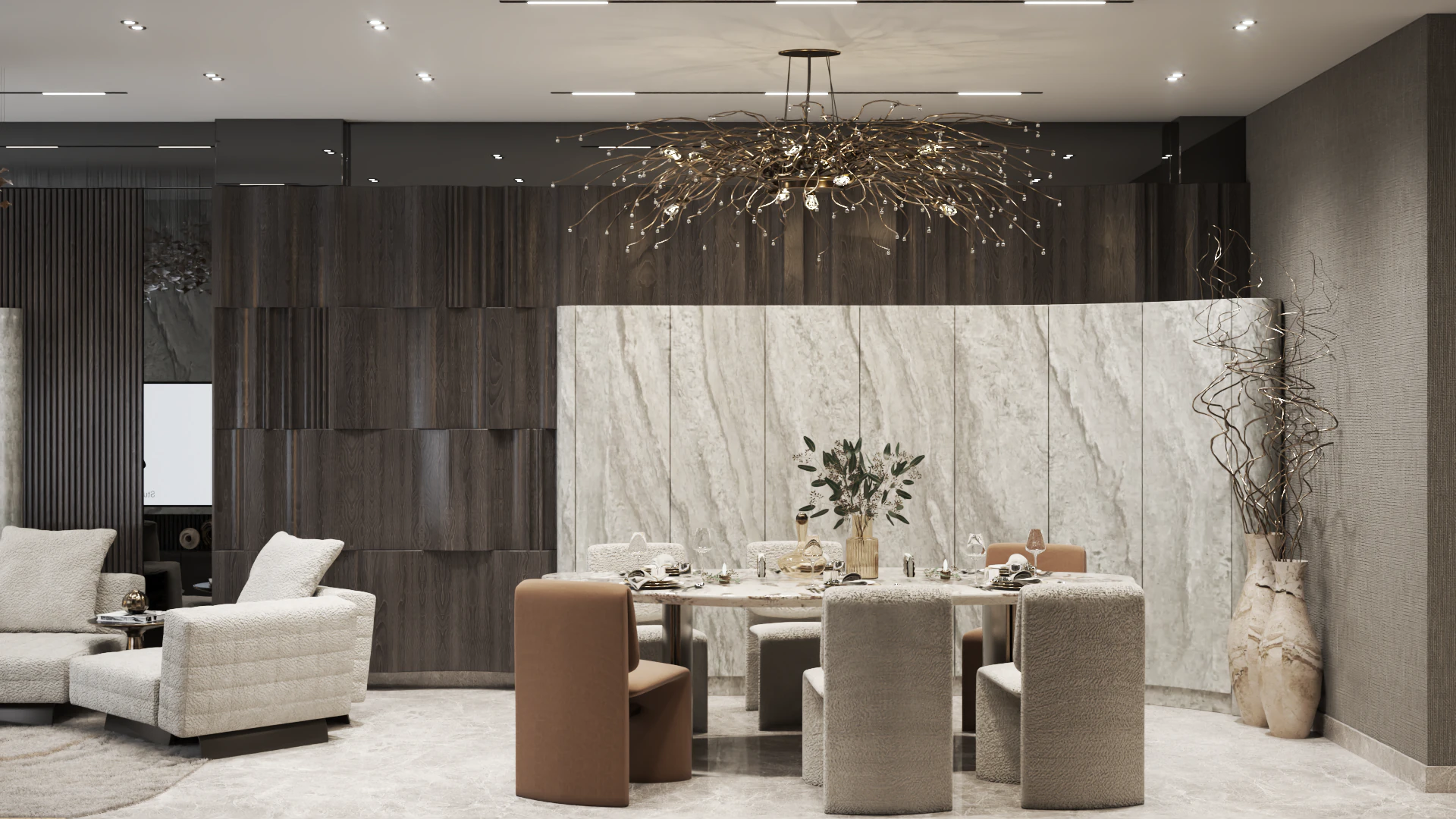 Natural Stone and Timber for a Refined Family Home