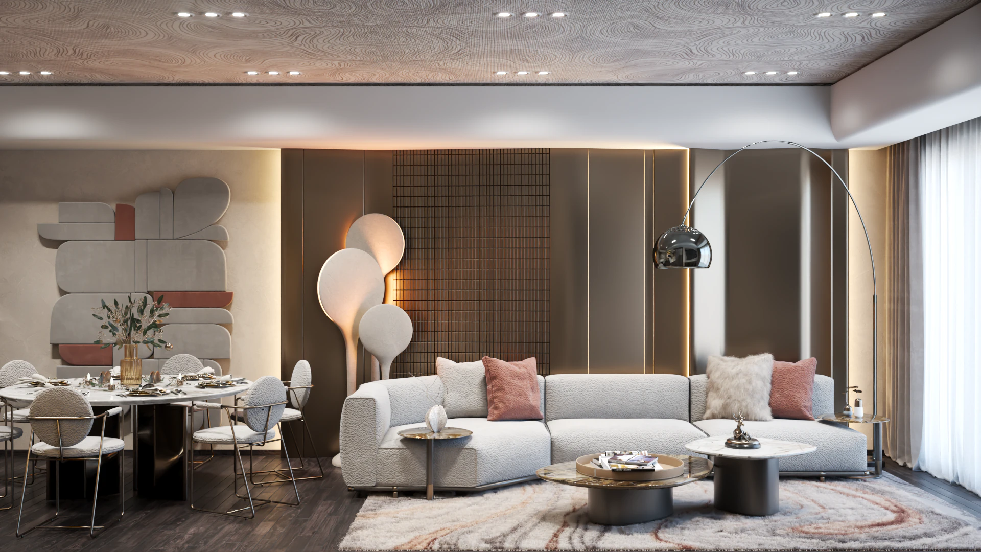 Warm Lighting for Earthy Contemporary Interiors